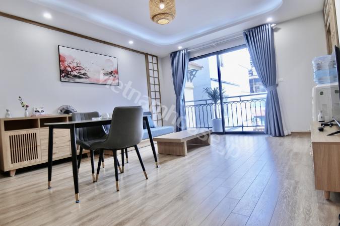 1-bedroom apartment in a new building, just a few steps to Linh Lang street