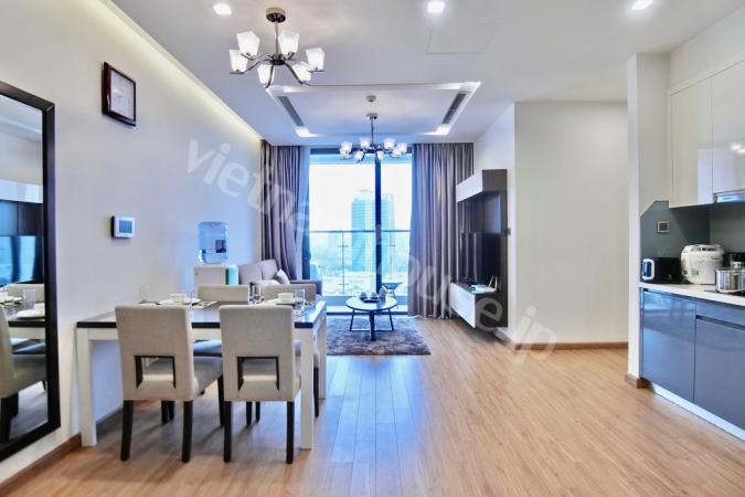 Two-bedroom apartment with nice view in Vinhomes Metropolis