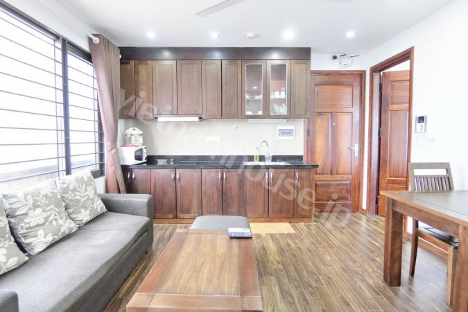 Simple one bedroom service apartment but suitable for single 