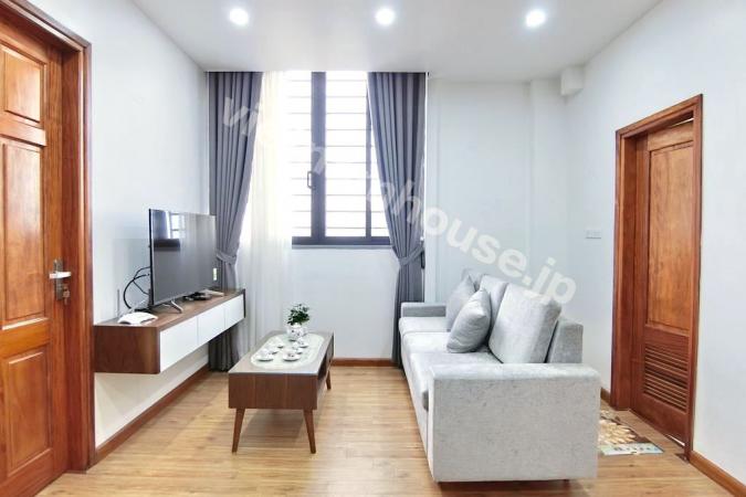 A two-bedroom serviced apartment in the center of Ba Dinh District