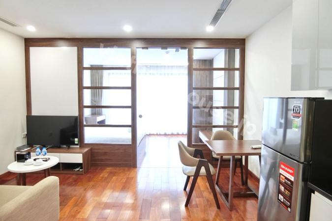 One bedroom apartment with large balcony in Ba Dinh District