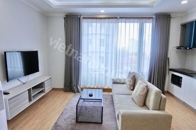 Fully furnished in 1 bedroom apartment right in Thu Le park