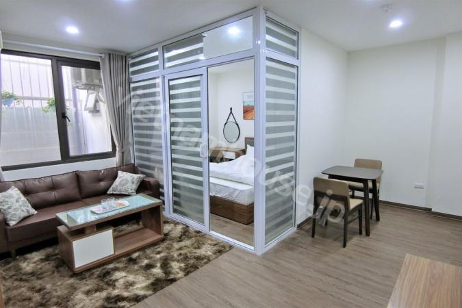 Newly completed one-bedroom apartment in Ba Dinh district