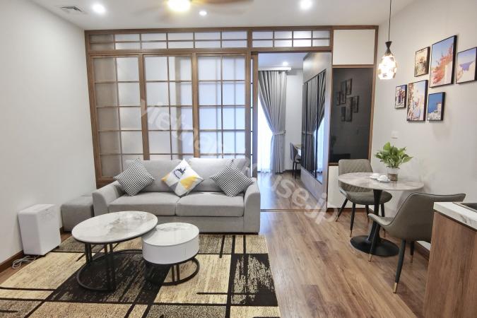  1-bedroom apartment in a crowded Japanese neighborhood