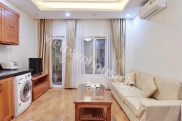 Nice one-bedroom serviced apartment in Cau Giay District. 
