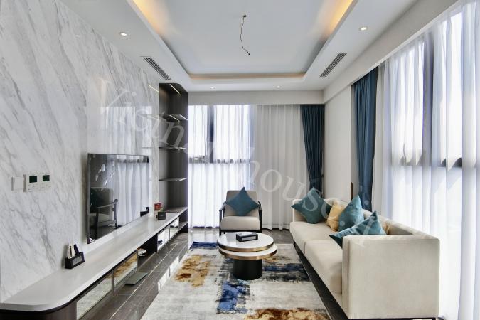 Two-bedroom apartment is a high-end condominium that includes everything you could ever want