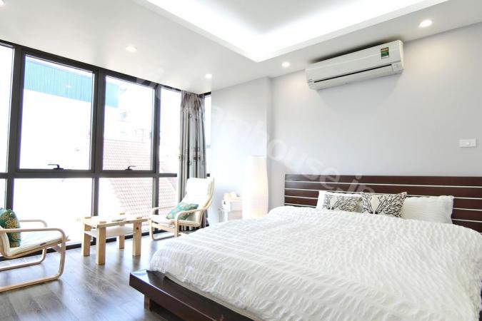 Căn hộ dịch vụ một phòng ngủ được thiết kế với phong cách đáng yêu và tinh tế
