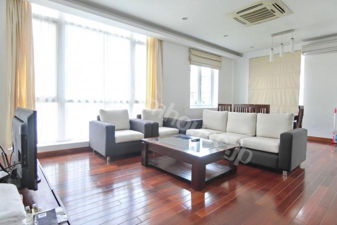 Western style of 2 bedroom service apartment in Tay Ho District