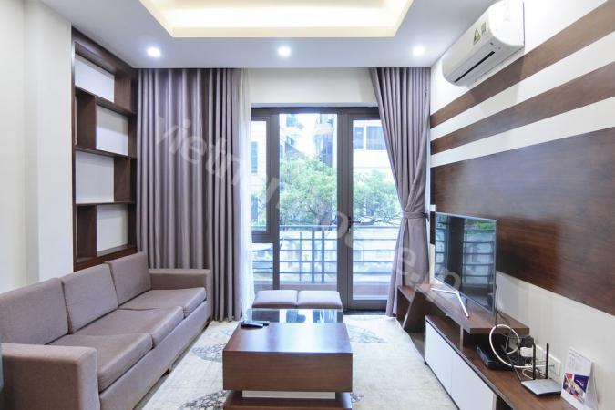 Modern interior one bedroom apartment in Tay Ho District