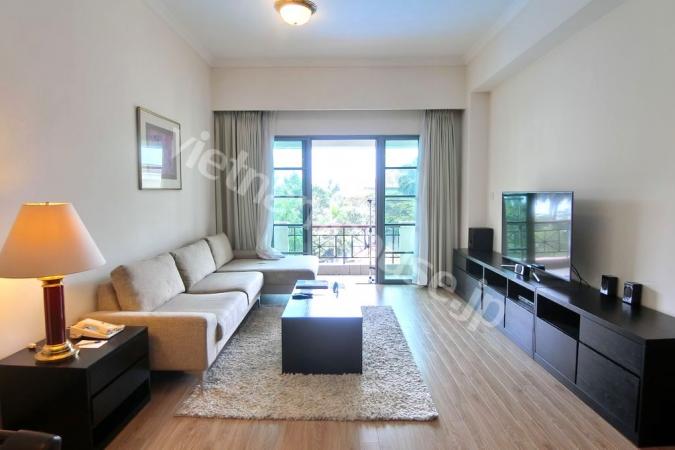 2-bedroom serviced apartment with nice pool view