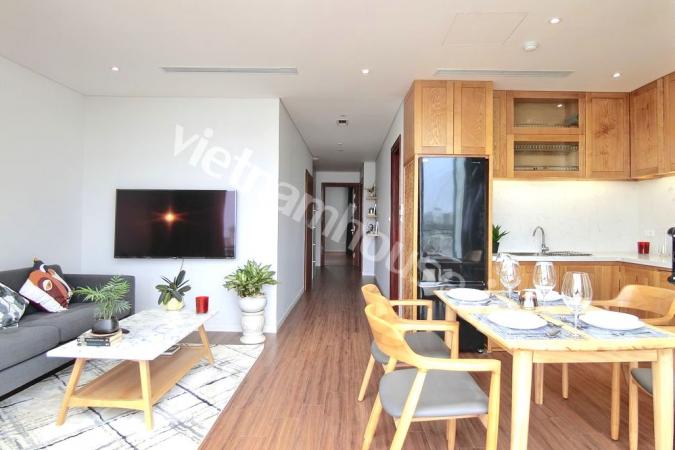 Serviced apartment with big balcony and panoramic view of West Lake