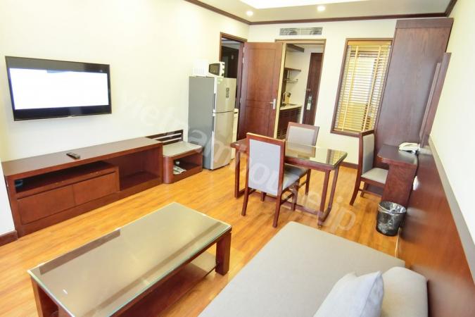 Well suited for families in serviced apartment
