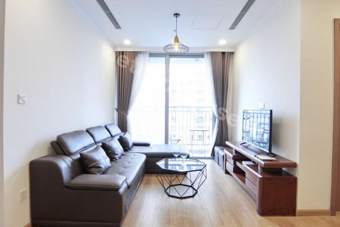 An apartment consists of two bedrooms in  Vinhomes Gardenia